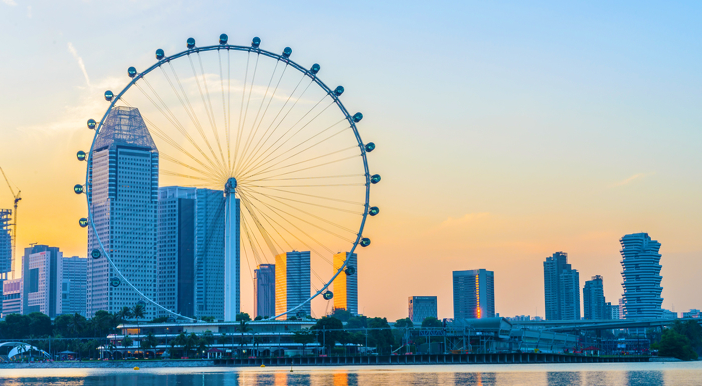 新 加 坡 摩 天 观 景 轮.